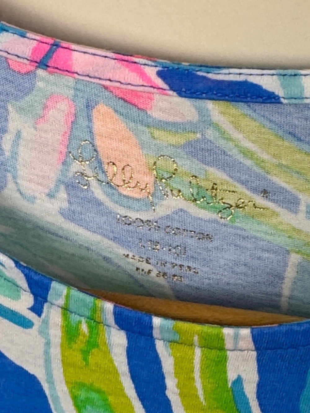 Lilly Pulitzer Girls Knit Dress. Size L 8/10. - Picture 4 of 5